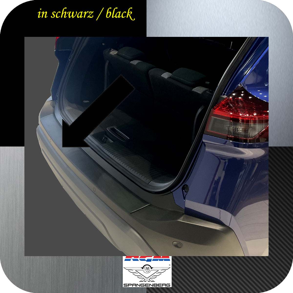 Ladekantenschutz schwarz für Nissan X-Trail IV Typ T33 ab Bauj. 06.2022- 3501396a