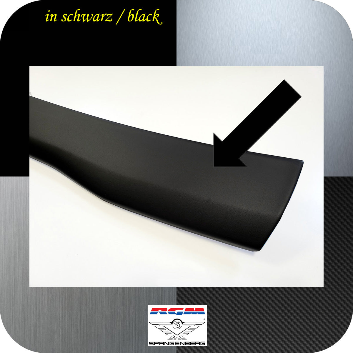 Ladekantenschutz schwarz für VW T7 (New) Transporter & Caravelle 2.2025- 3501412c
