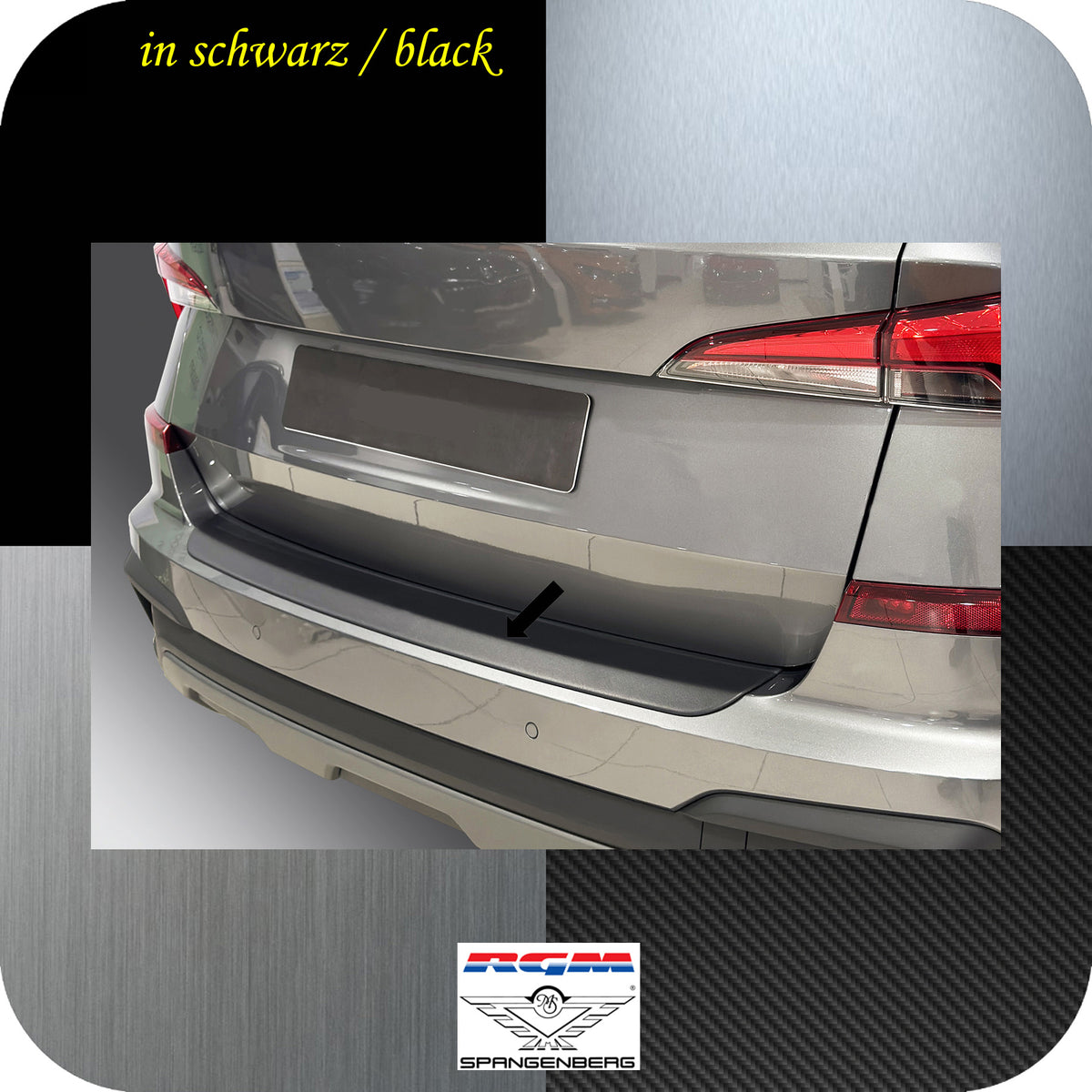 Ladekantenschutz schwarz für Skoda Kamiq SUV ab Facelift Baujahr 8.2023- 3501428a
