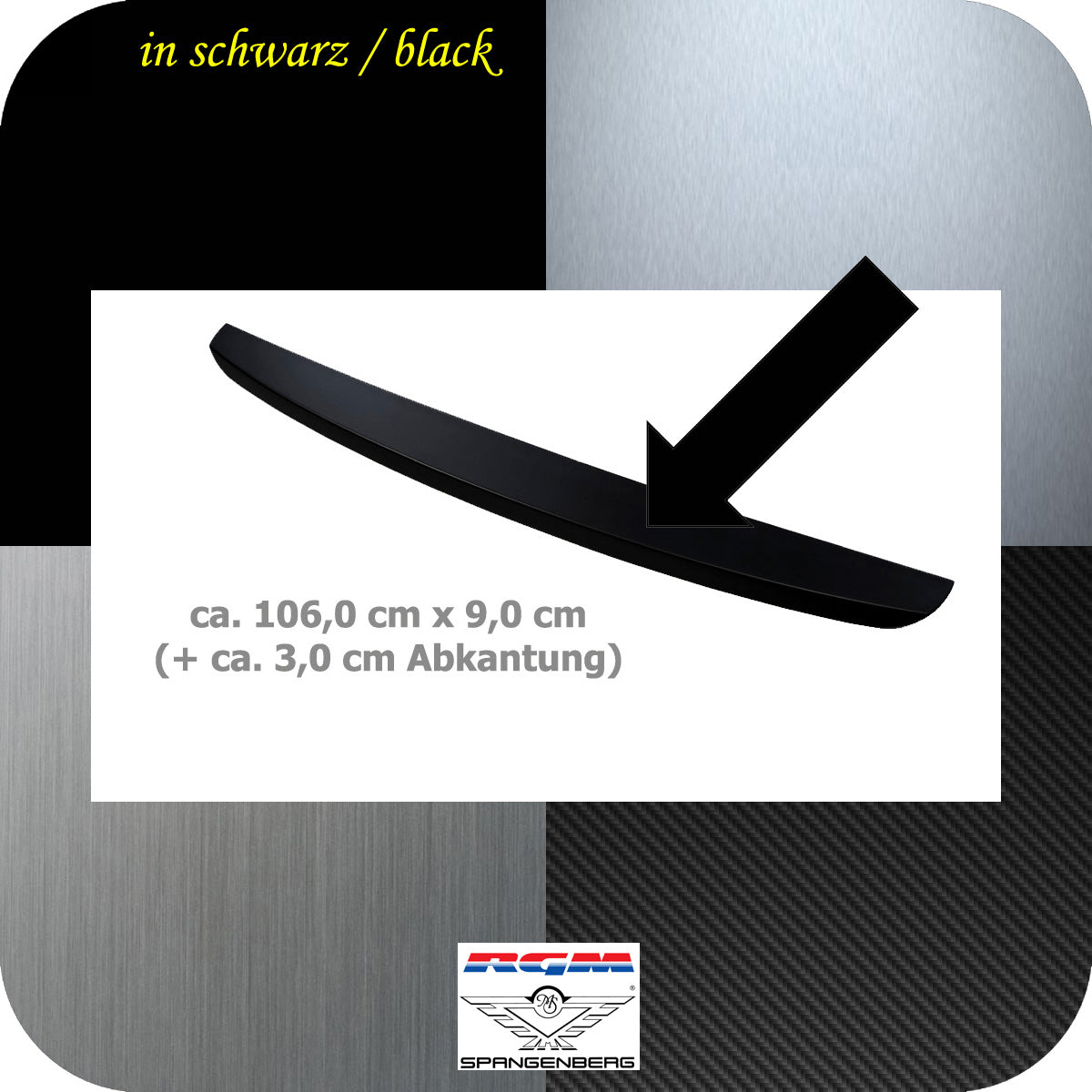 Ladekantenschutz schwarz für Volvo EX30 ab Baujahr 12.2023- 3501432c