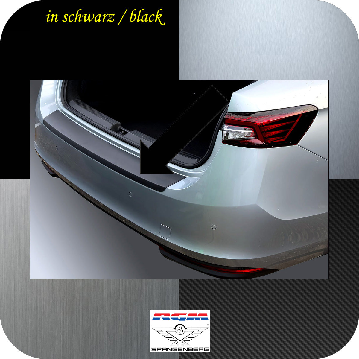 Ladekantenschutz schwarz für Skoda Superb Limousine IV Typ 3Y ab 4.2024- 3501439a