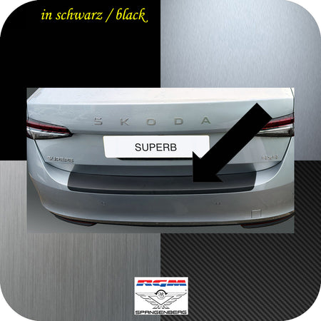 Ladekantenschutz schwarz für Skoda Superb Limousine IV Typ 3Y ab 4.2024- 3501439c