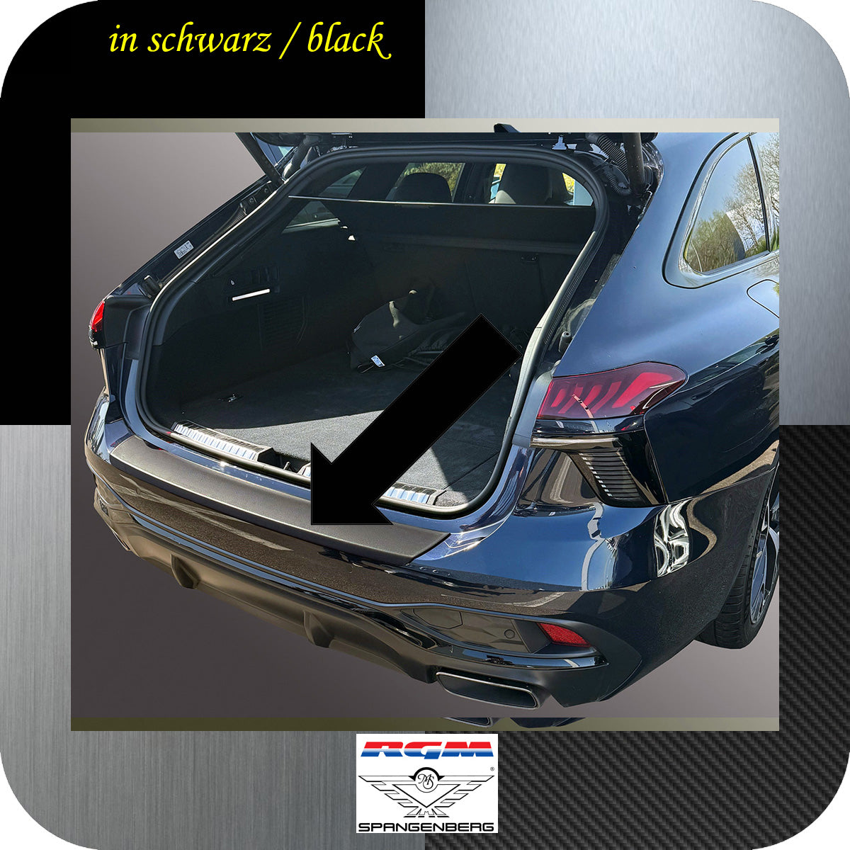 Ladekantenschutz schwarz für Audi A6 Avant C9 04.2025- S-Line & E-Hybrid 3501448a