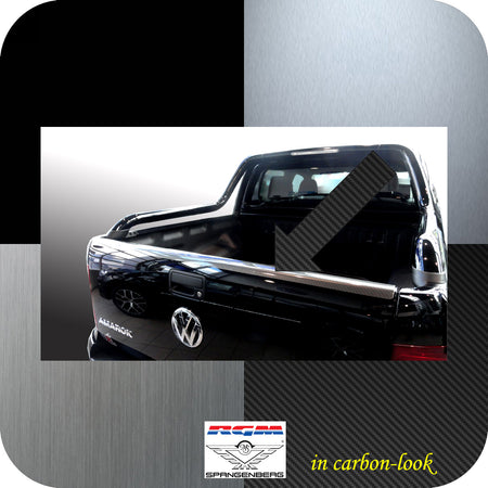 Heckklappen Schutzleiste ABS Carbon-Look VW Amarok ab Baujahr 2010- 3519114 aa
