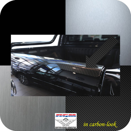 Heckklappen Schutzleiste ABS Carbon-Look VW Amarok ab Baujahr 2010- 3519114 dd