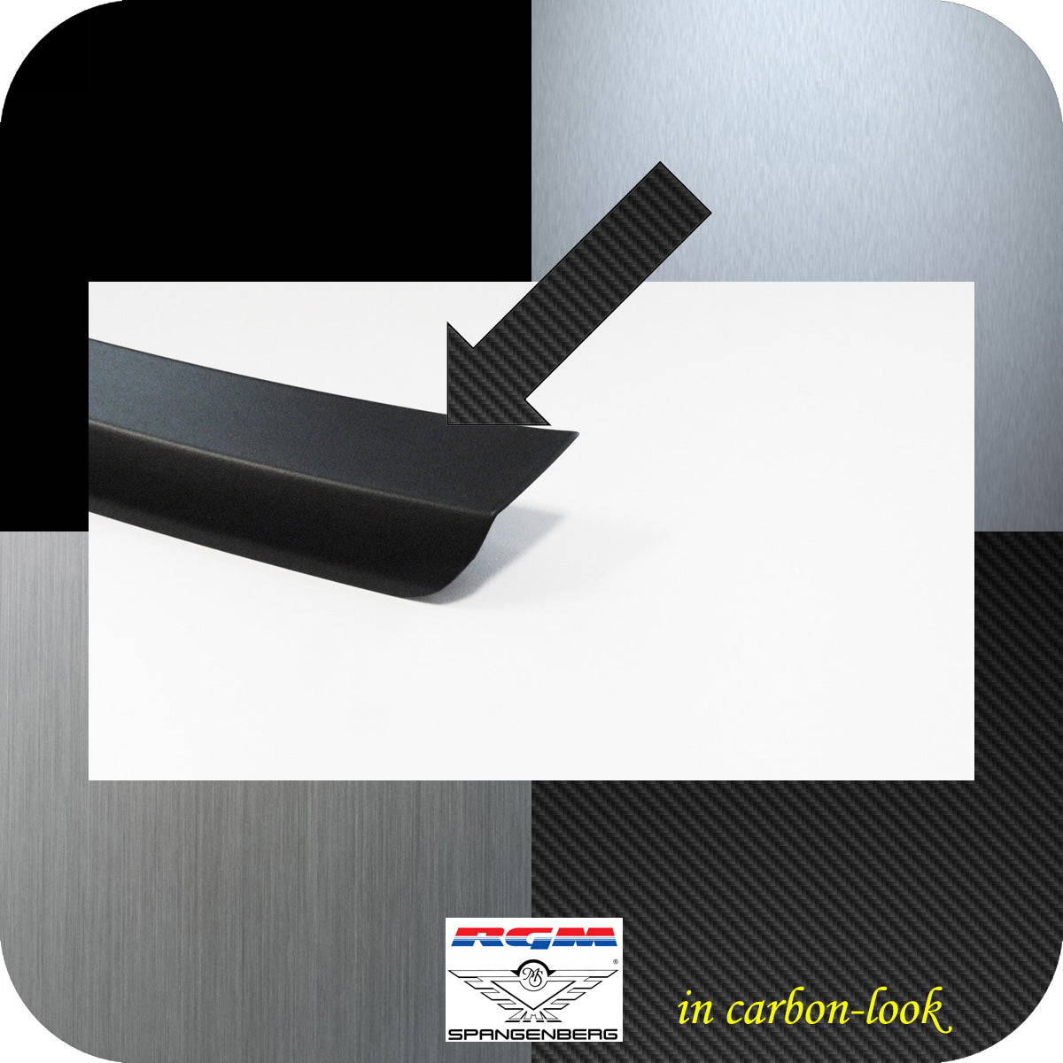 Ladekantenschutz Carbon-look für Honda Civic XI Schrägheck 5-Tür 7.2022- 3591401d