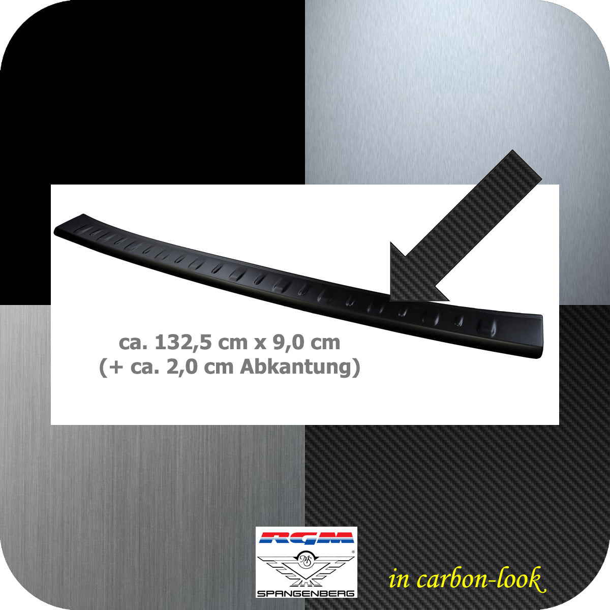 Ladekantenschutz Carbon-look für Renault Kangoo III 3. Gen. ab 05.2021- 3591406b