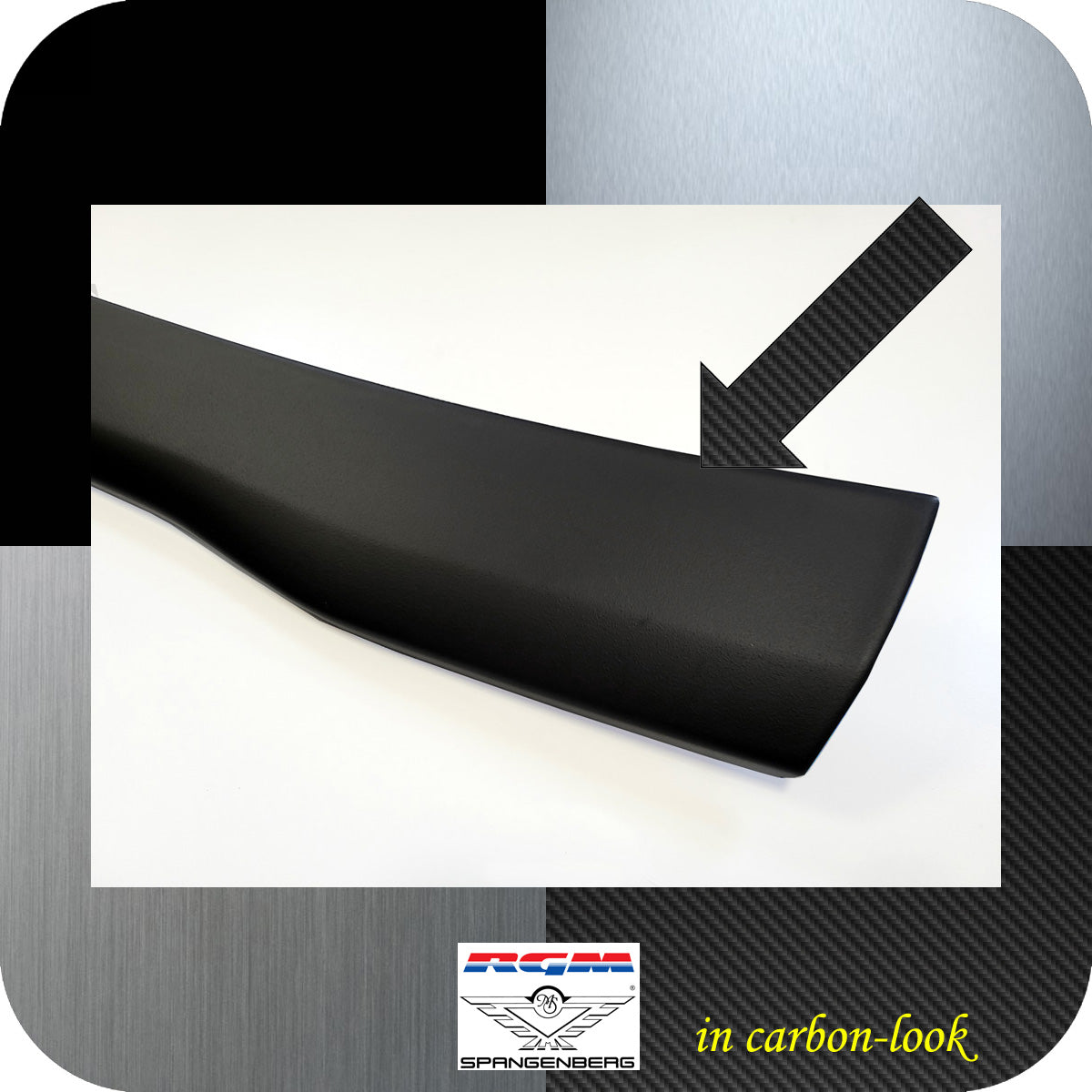 Ladekantenschutz Carbon-look für VW T7 Transporter und Caravelle 2.2025- 3591412c