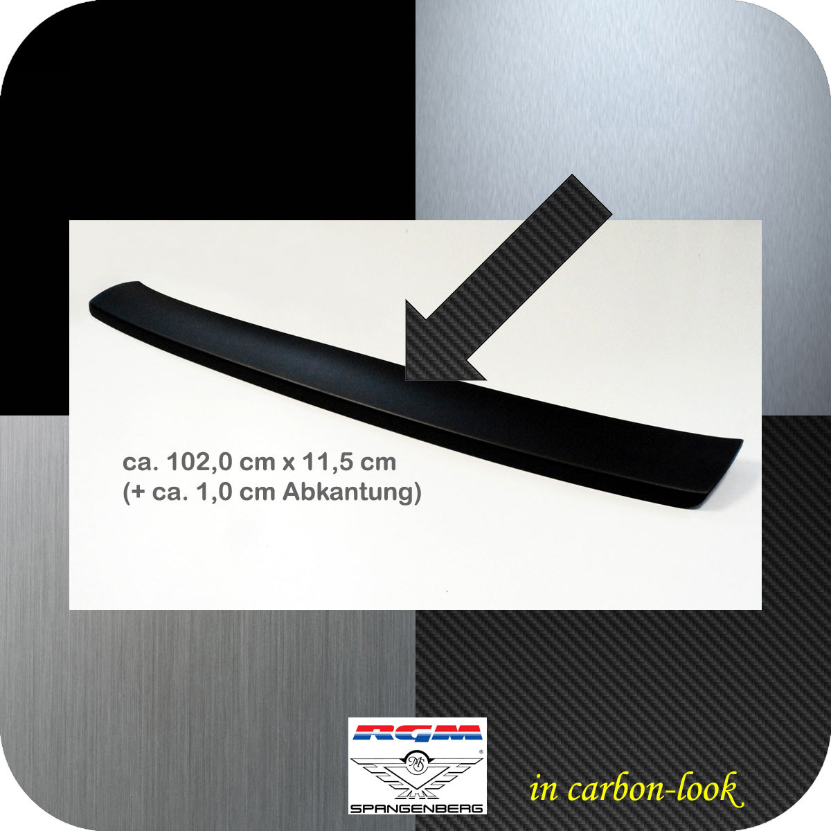 Ladekantenschutz Carbon-look für VW Passat Variant Typ B9 Kombi 02.2024- 3591420c