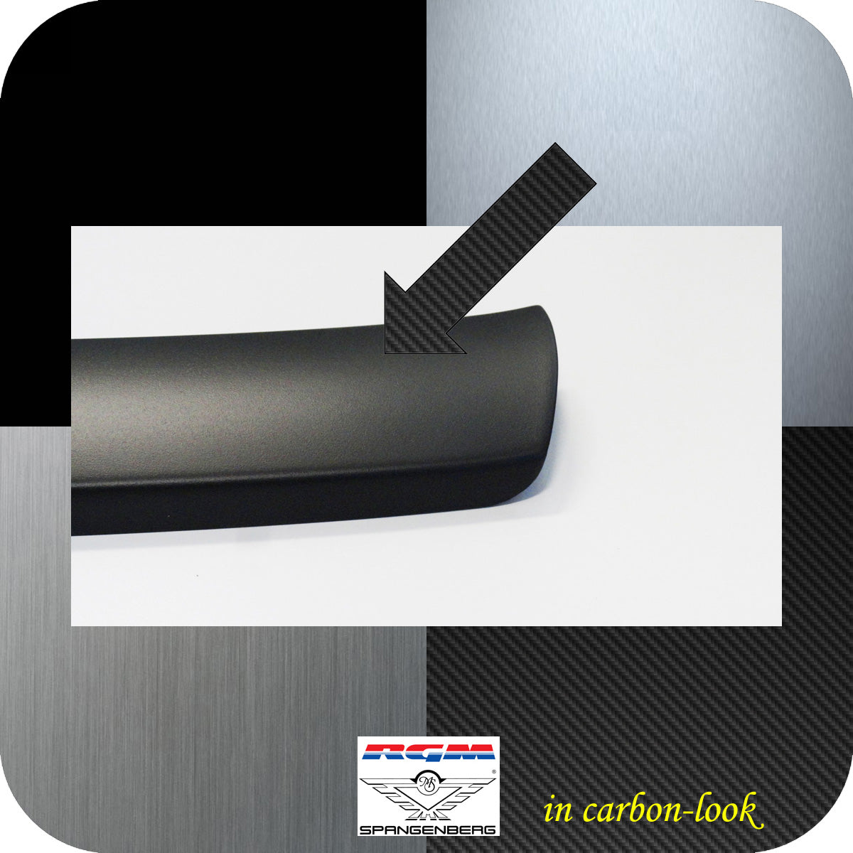 Ladekantenschutz Carbon-look für VW Passat Variant Typ B9 Kombi 02.2024- 3591420d