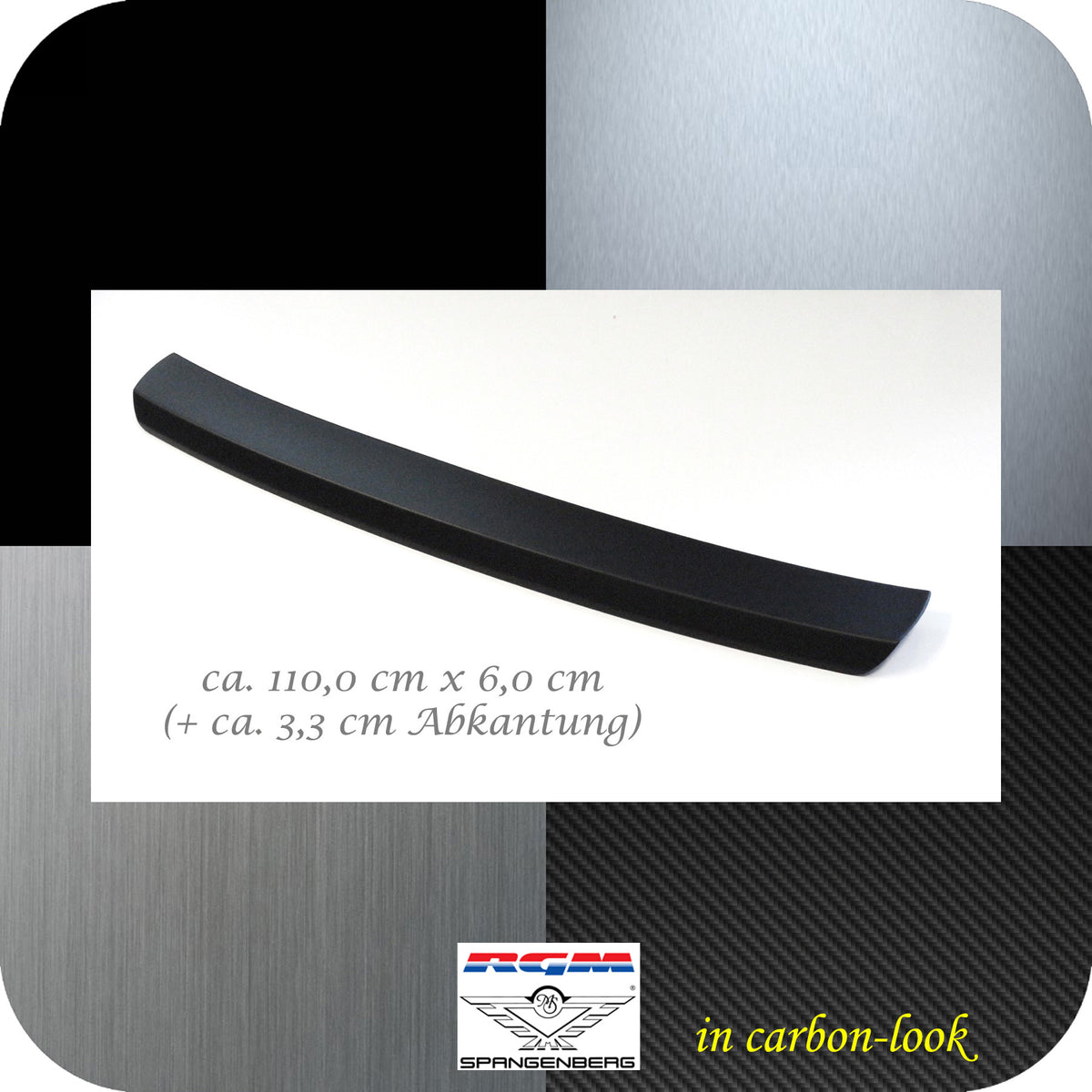 Ladekantenschutz Carbon-look für Skoda Kodiaq II 2. Generation 12.2023- 3591429 c