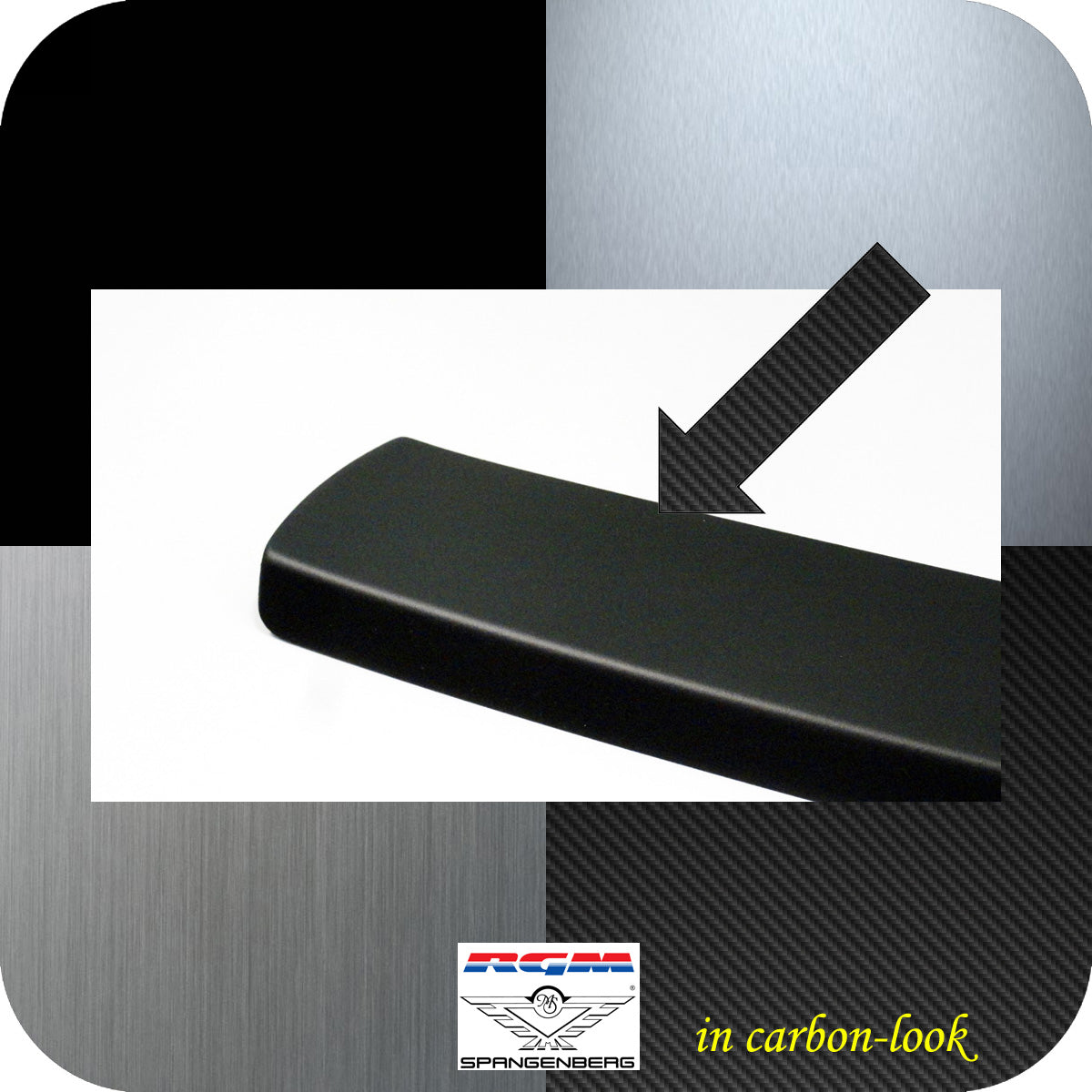 Ladekantenschutz Carbon-look für Renault 4 E-Tech ab Baujahr 03.2025- 3591442c
