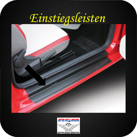 Einstiegsleisten schwarz für Seat MII nur 3-Türer ab Baujahr 05.2012- 3600168 f