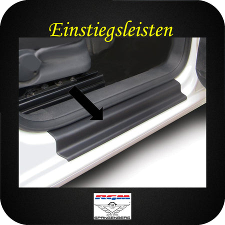 Einstiegsleisten schwarz 2-teilig für VW Caddy auch Maxi 05.2004-09.2020 3600179 b