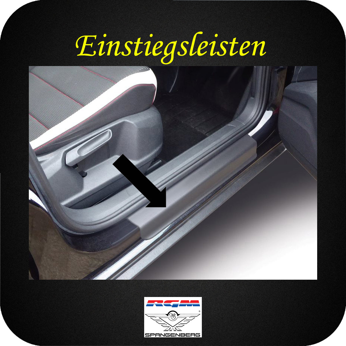 Einstiegsleisten schwarz für VW T-Roc SUV ab Baujahr 11.2017- 3600210 b