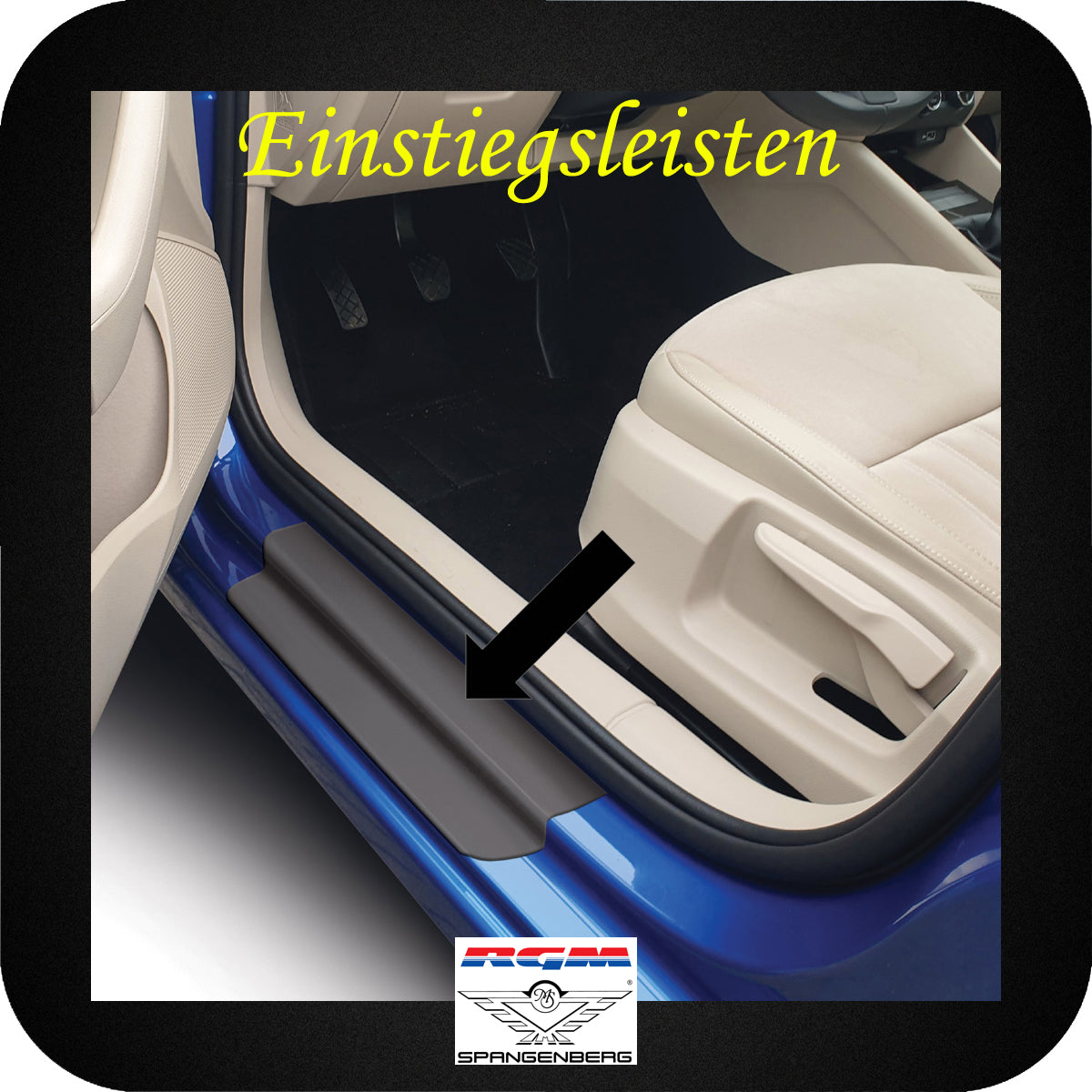 Einstiegsleisten schwarz für Skoda Octavia III Limousine Kombi 2013-2017 3600235 a