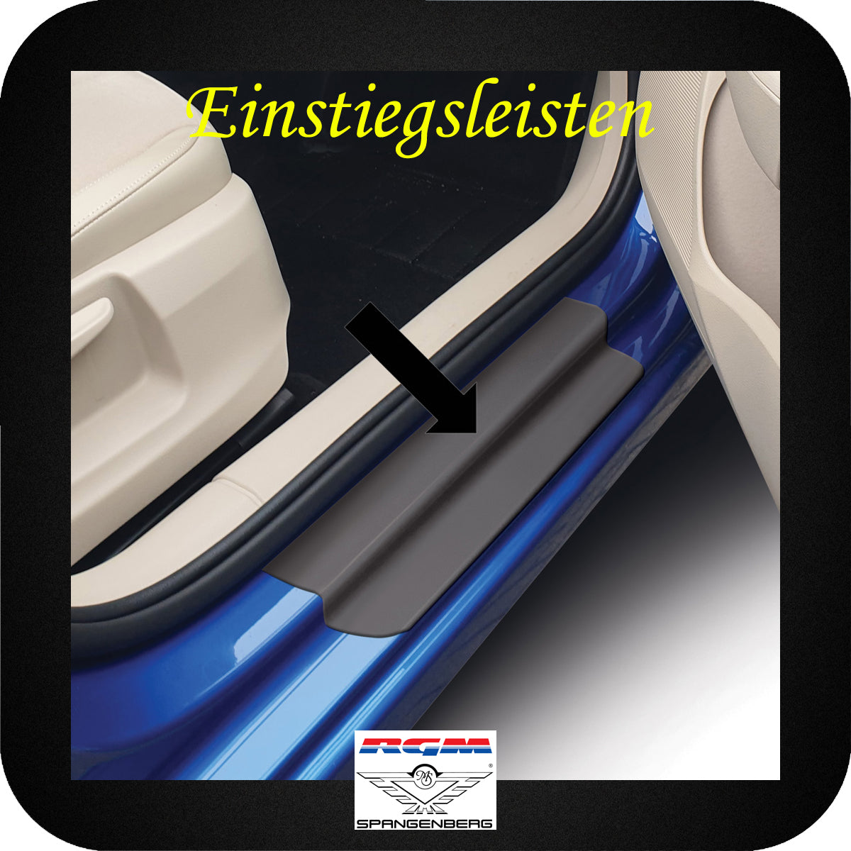 Einstiegsleisten schwarz für Skoda Octavia III Limousine Kombi 2013-2017 3600235 b