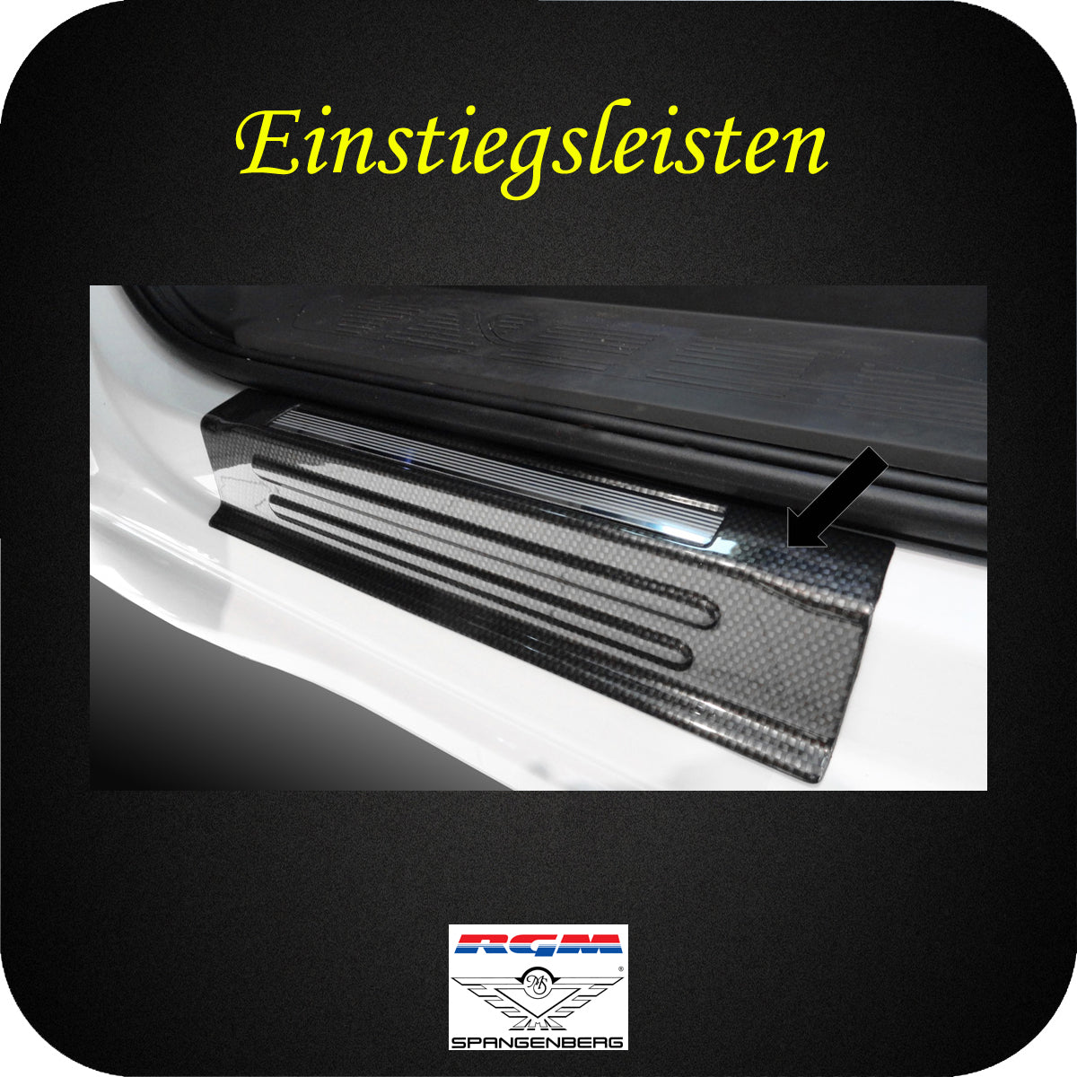 Einstiegsleisten carbon-look 2-teilig für Volkswagen VW T7 ab 06.2021- 3609631 a