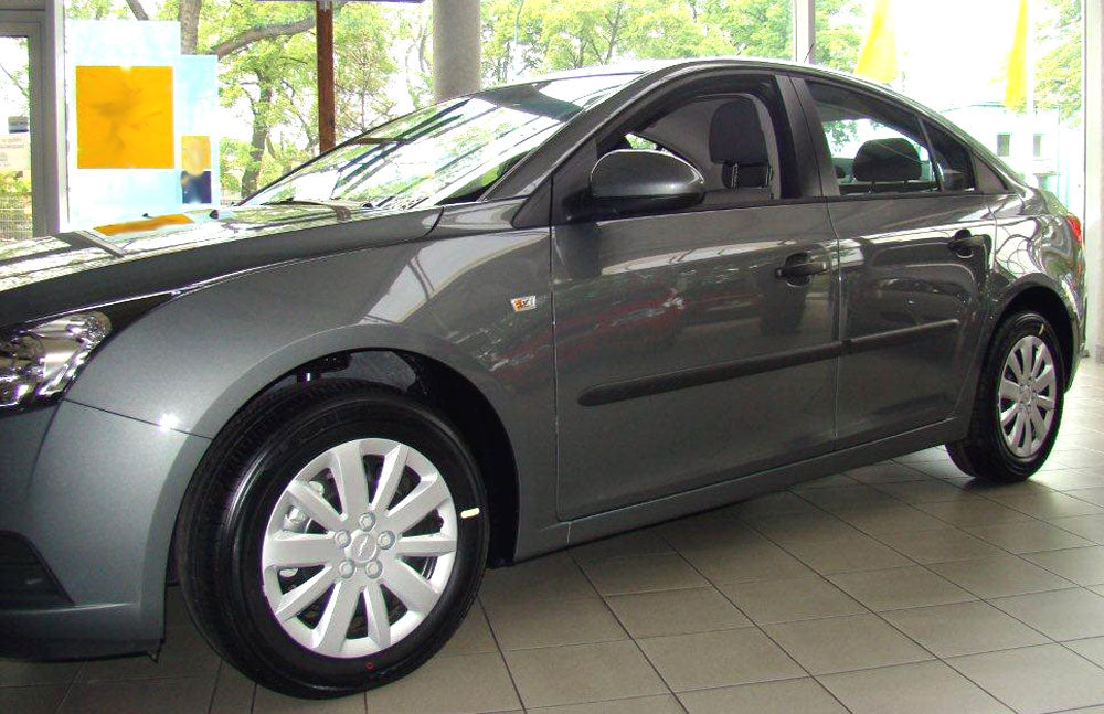 Seitenschutzleisten schwarz für Chevrolet Cruze J300 vor facelift 05.09-08.12 F1 d
