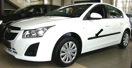 Seitenschutzleisten schwarz für Chevrolet Cruze J300 ab facelift 09.2012- F1 d