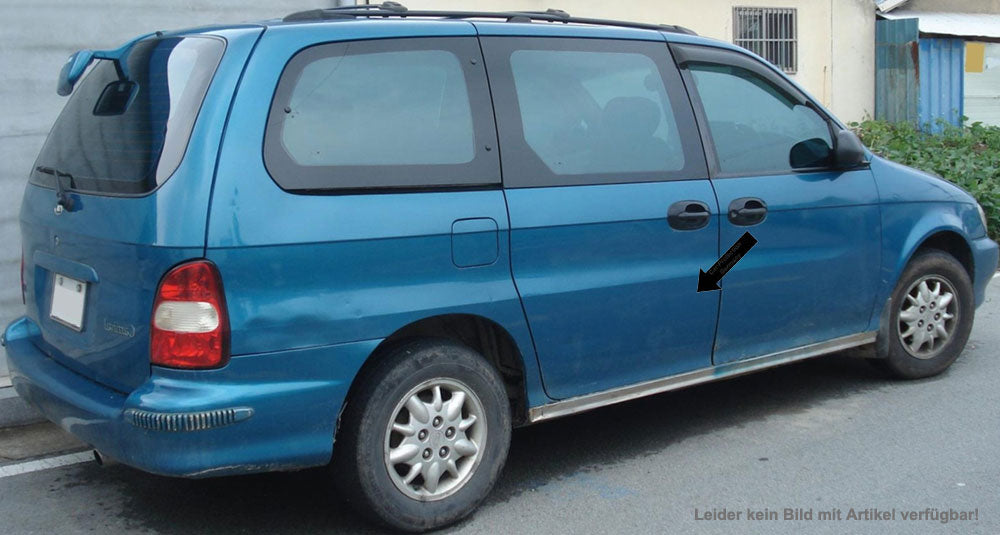 Seitenschutzleisten schwarz für Kia Carnival I & II Van Kombi Bj. 1999-2005 F1 b