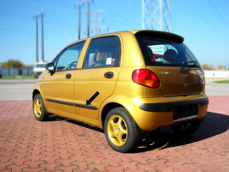 Seitenschutzleisten schwarz für Daewoo Matiz Schrägheck 08.1998-12.2004 F2 b