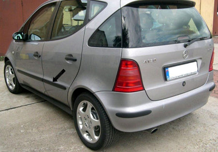 Seitenschutzleisten schwarz für Mercedes Benz A-Klasse W168 vor Mopf 1997-01 F2 b