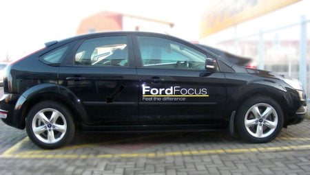 Seitenschutzleisten schwarz für Ford Focus II Schrägheck & Kombi 11.2004-2010 F3 b