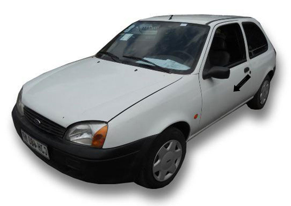 Seitenschutzleisten schwarz für Ford Fiesta ’99 IV als 3-Türer Bj. 1999-2002 F3 b