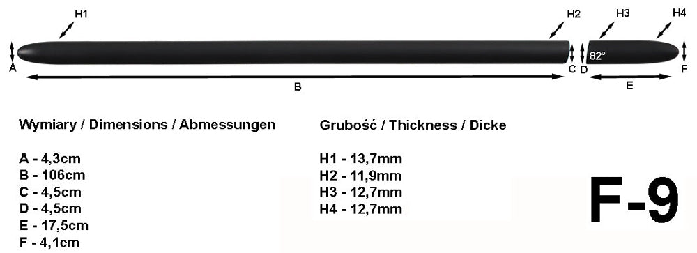 Seitenschutzleisten schwarz für Fiat Seicento Schrägheck 01.1998-01.2010 F9 c