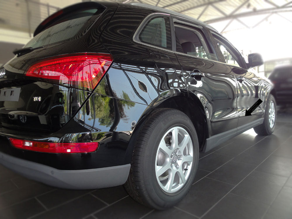 Seitenschutzleisten schwarz für Audi Q5 SUV Typ 8R ab Baujahr 11.2008- F11 b