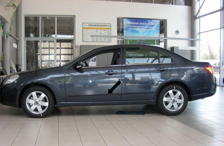 Seitenschutzleisten schwarz für Chevrolet Epica Limousine 01.2005-12.2011 F11 d