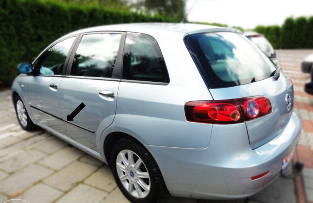 Seitenschutzleisten schwarz für Fiat Croma Typ 194 Kombi 06.2005-12.2011 F11 b