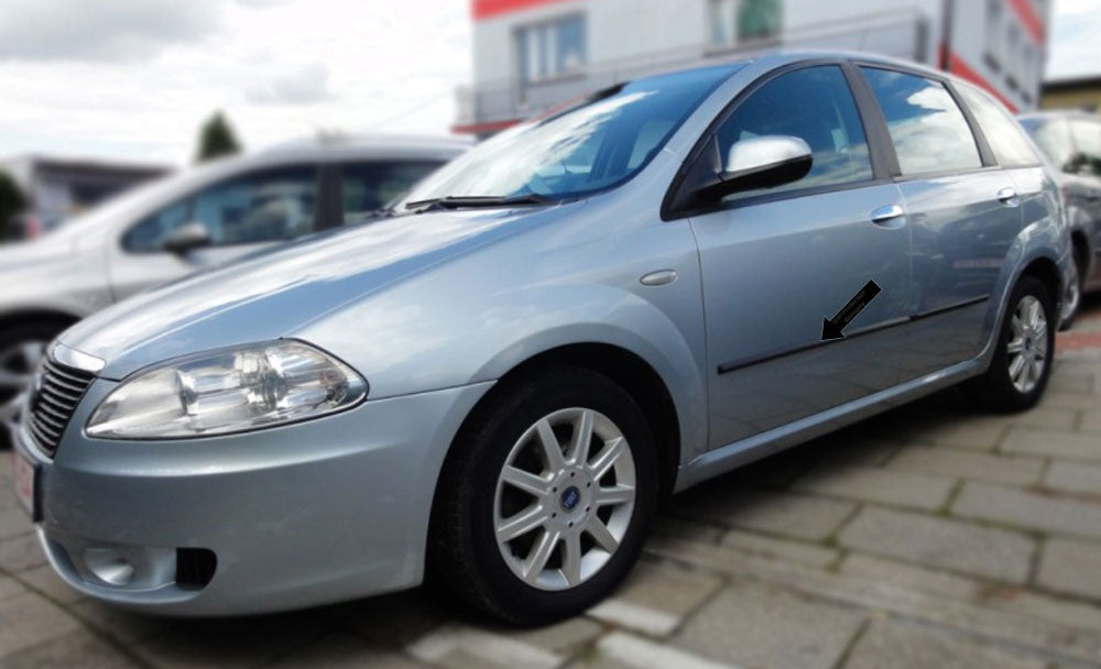 Seitenschutzleisten schwarz für Fiat Croma Typ 194 Kombi 06.2005-12.2011 F11 d