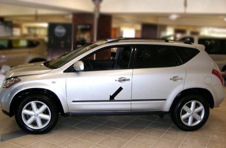 Seitenschutzleisten schwarz für Nissan Murano SUV Kombi bis facelift 01.2010 F11 b