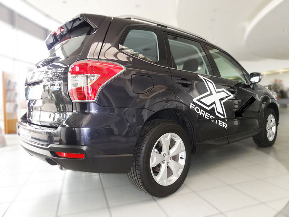Seitenschutzleisten schwarz für Subaru Forester IV Typ SJ SUV ab 03.2013- F11 b