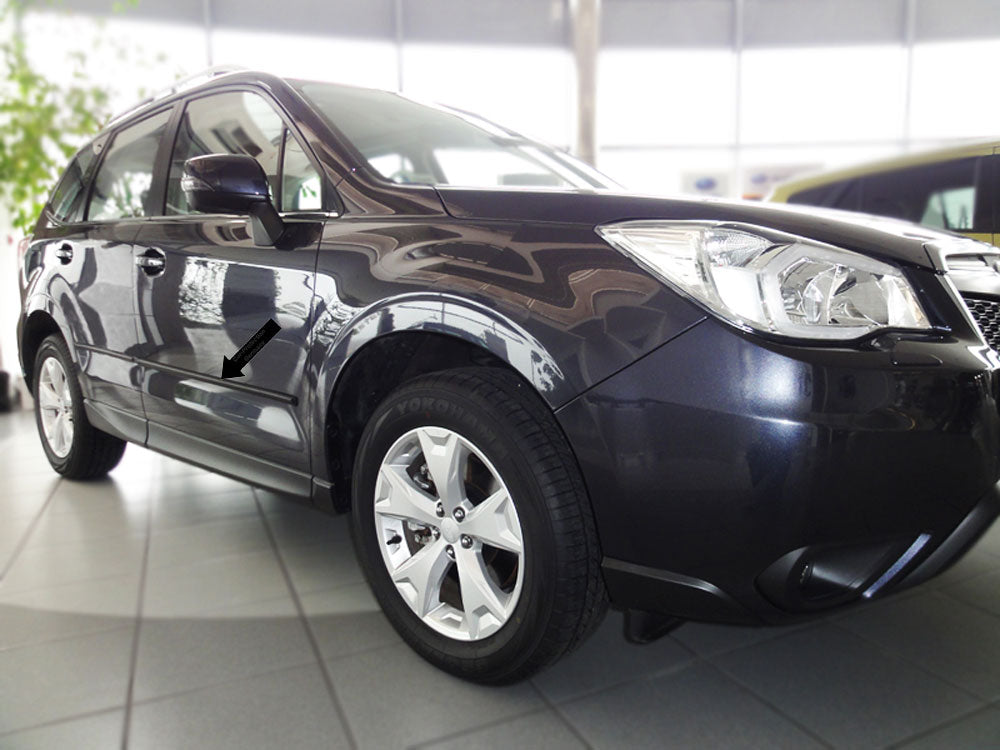 Seitenschutzleisten schwarz für Subaru Forester IV Typ SJ SUV ab 03.2013- F11 d