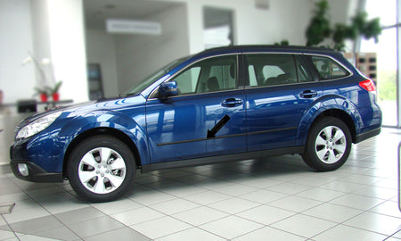 Seitenschutzleisten schwarz für Subaru Outback IV BR Kombi ab Bj. 09.2009- F11 b