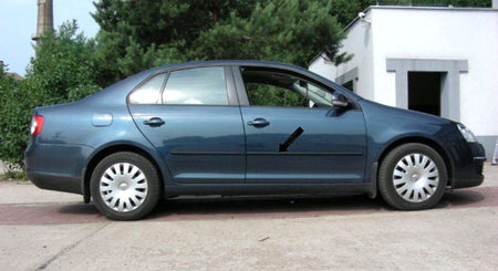 Seitenschutzleisten schwarz für Volkswagen VW Jetta III Bj. 08.2005-10.2010 F11 d