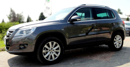 Seitenschutzleisten schwarz für Volkswagen VW Tiguan ab facelift 07.2011- F11 b