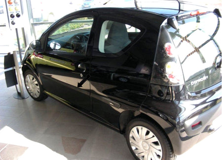 Seitenschutzleisten schwarz für Citroen C1 3-Türer vor facelift 06.05-12.11 F13 b