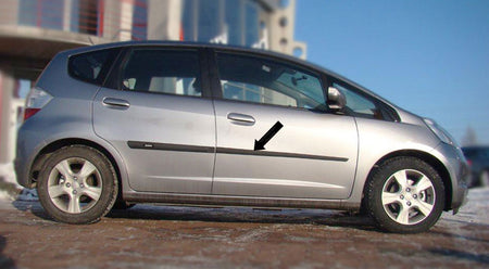 Seitenschutzleisten schwarz für Honda Jazz III Schrägheck 5-Türer 2008-2014 F14 d