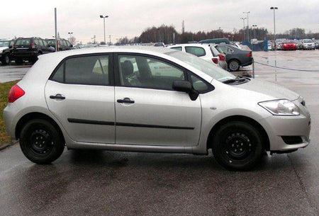 Seitenschutzleisten schwarz für Toyota Auris I E150 Schrägheck 5-Tür 2006-12 F14 b