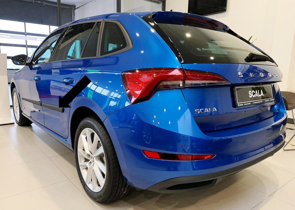 Seitenschutzleisten schwarz für Skoda Scala ab Baujahr 05.2019- F14b