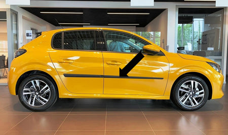 Seitenschutzleisten schwarz für Peugeot 208 II auch e-208 ab 6.2019- F14 3700014 e