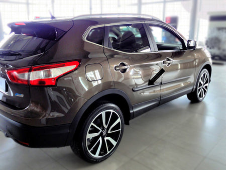 Seitenschutzleisten schwarz für Nissan Qashqai II 2. Generation ab 11.2013- F17 e