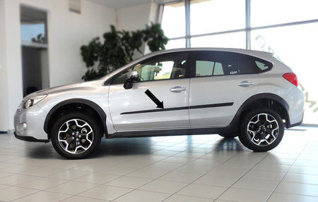Seitenschutzleisten schwarz für Subaru XV SUV Kombi ab Baujahr 03.2012- F17 d