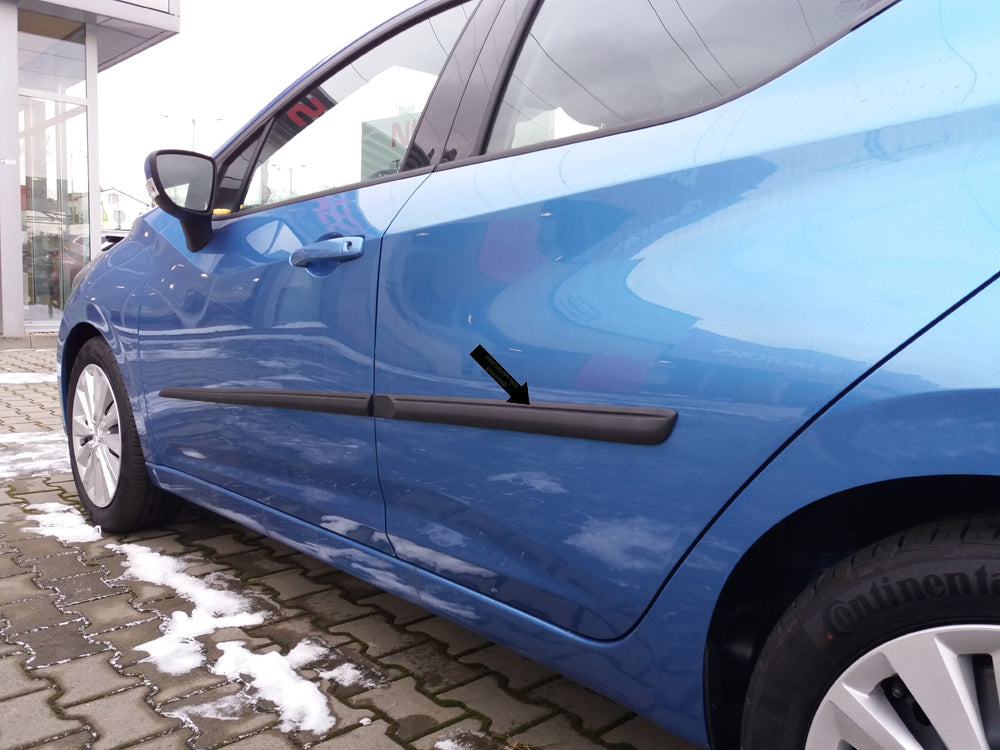 Seitenschutzleisten schwarz für Nissan Micra V K14 Schrägheck 5-Tür 12.2016- F17 g