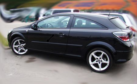 Seitenschutzleisten schwarz für Opel Astra H GTC Coupé & TwinTop 2005-2011 F18 b