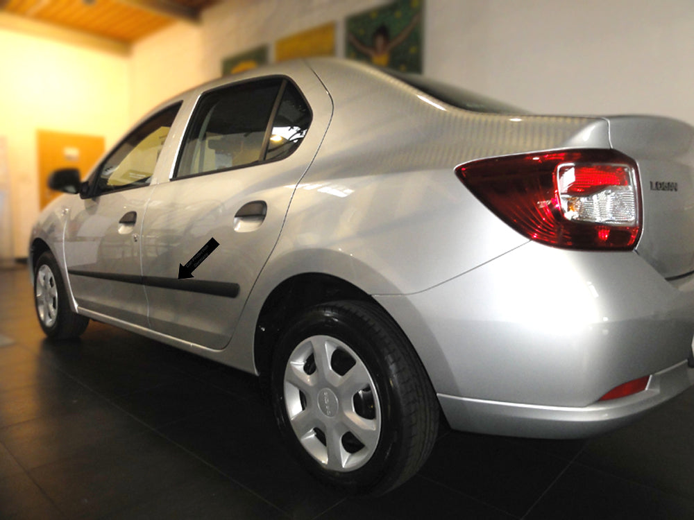 Seitenschutzleisten schwarz für Dacia Logan II SD & MCV 2. Gen. ab 10.2012- F20 e